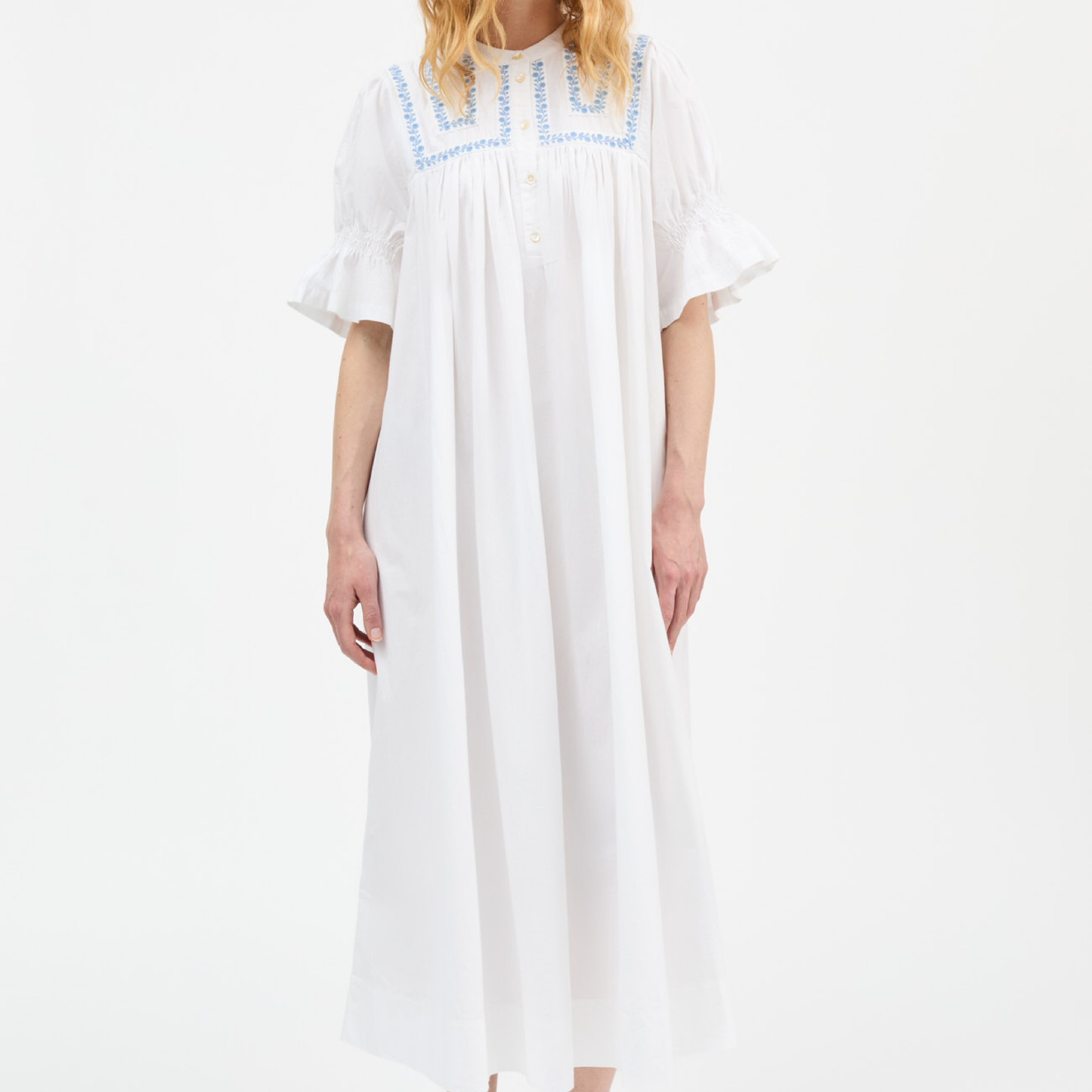 Bonne Dress, Optic White