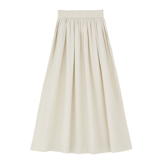 Dagny Skirt, Light Blue/White Stripe