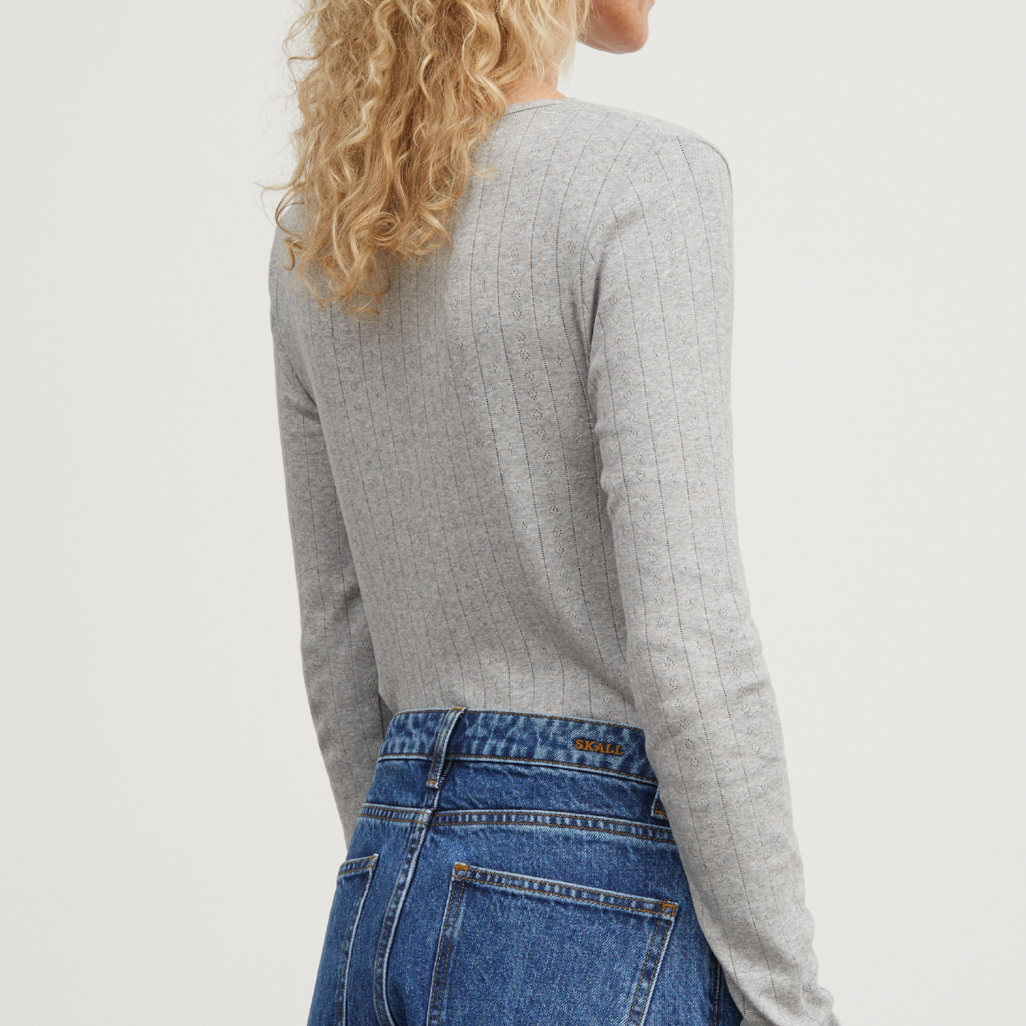 Edie Blouse, Grey Melange