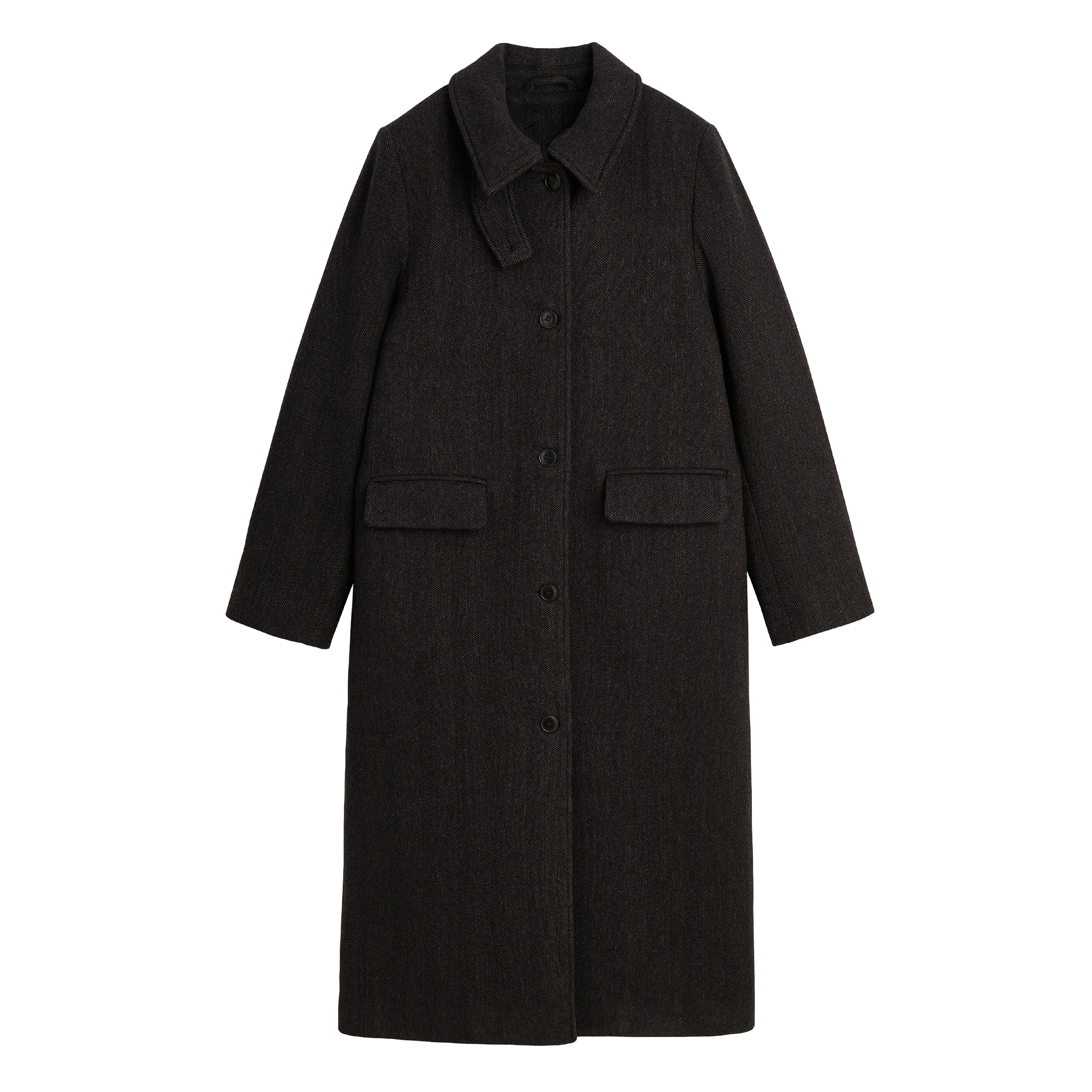 Ernest Coat, Brown Herringbone