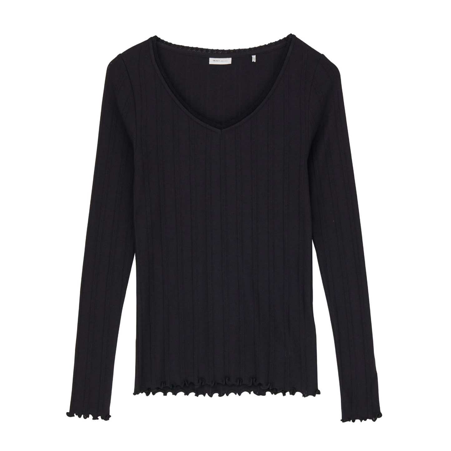 June V Blouse, Black