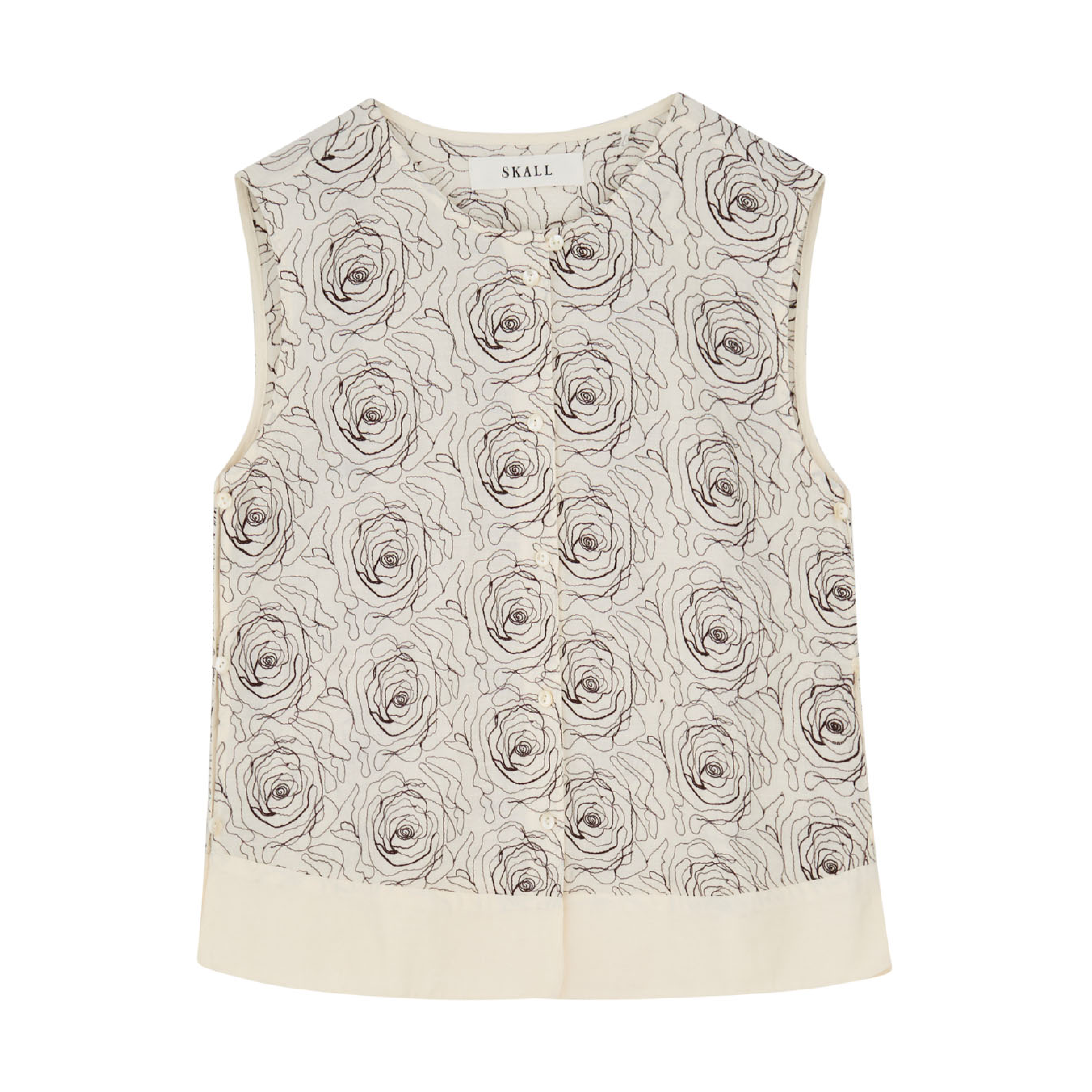 Mollie Top, Ecru