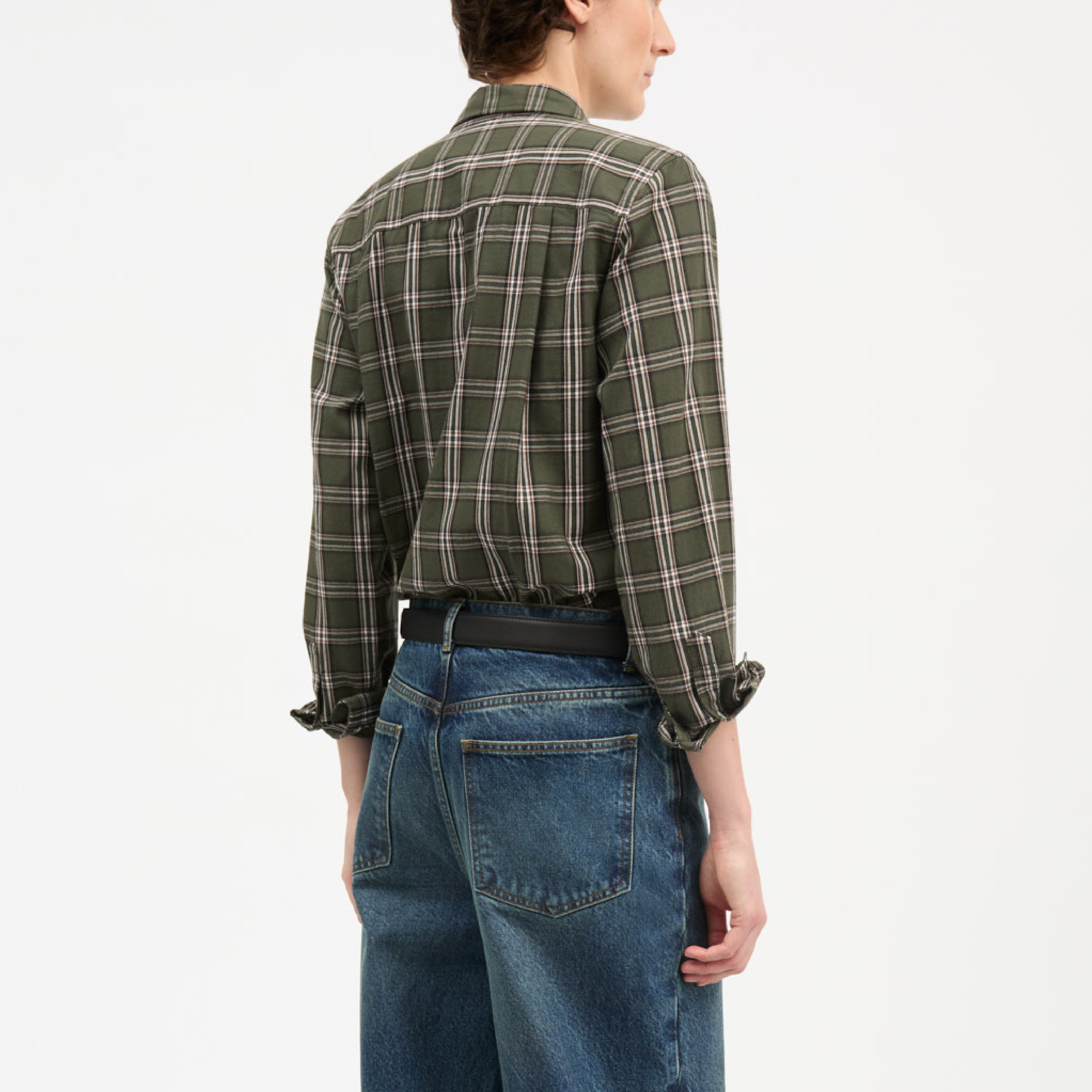 Nico Shirt, Green/White Check