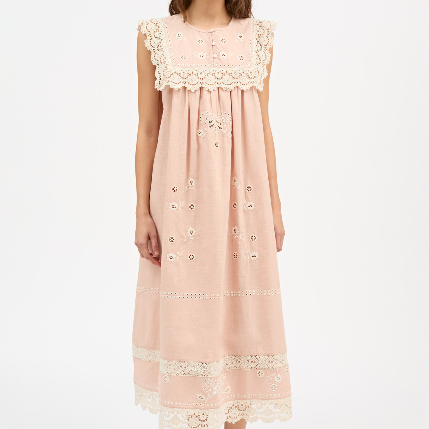 Tallulah Dress, Antique Rose