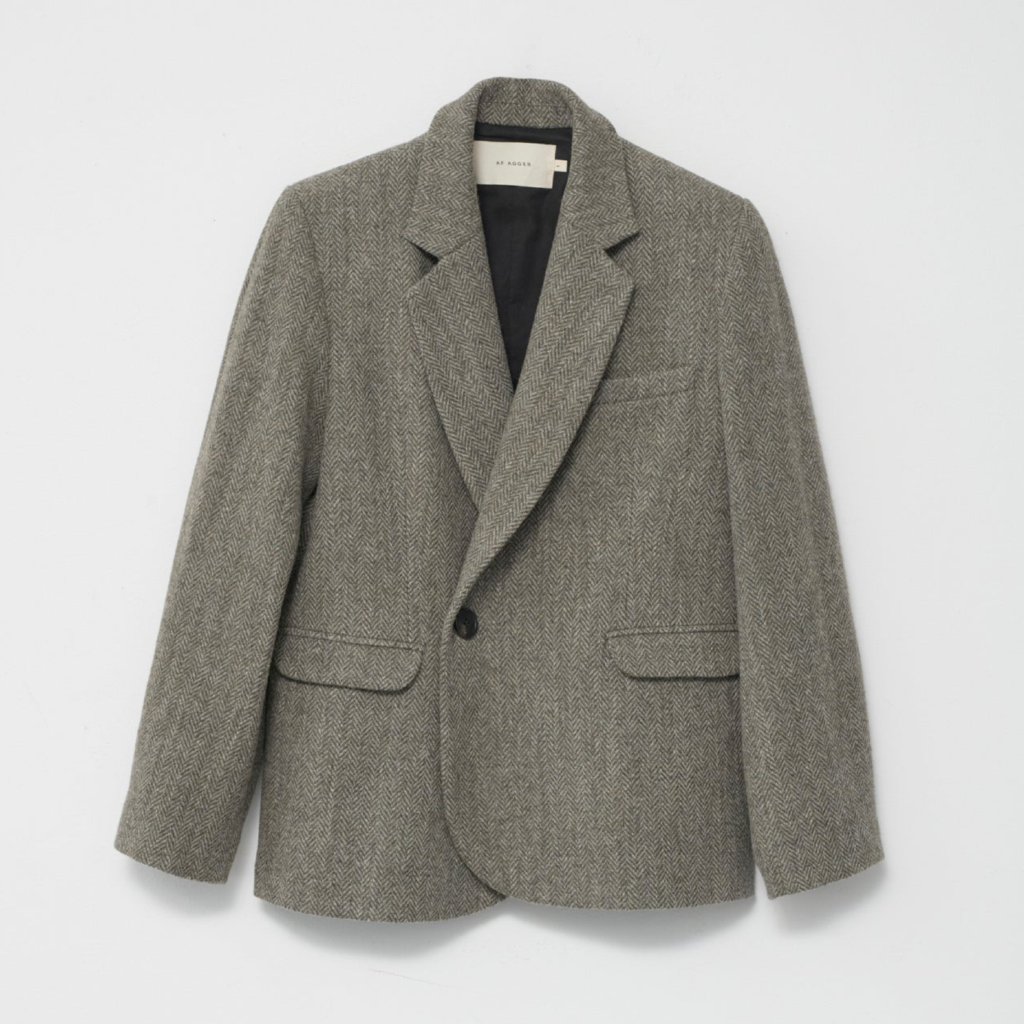 Shetland Wool Blazer, Brown