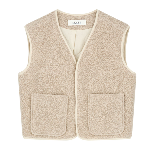 Birley Vest, Ecru