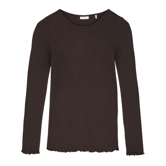 Edie Blouse, Dark Brown