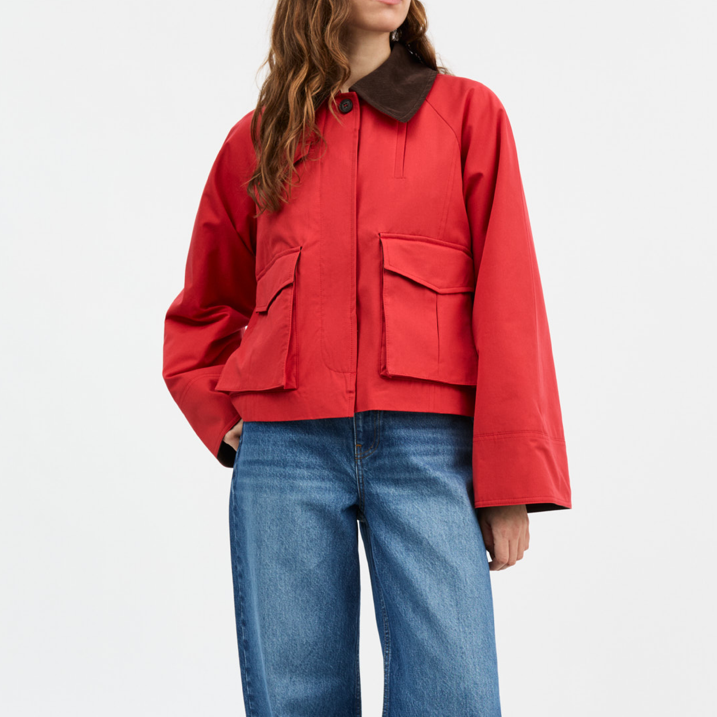 Gaby City Jacket, Aurora Red