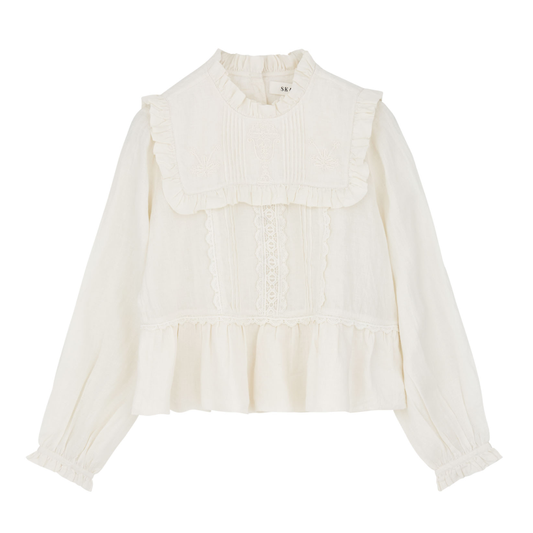 Jardin Blouse, Ecru