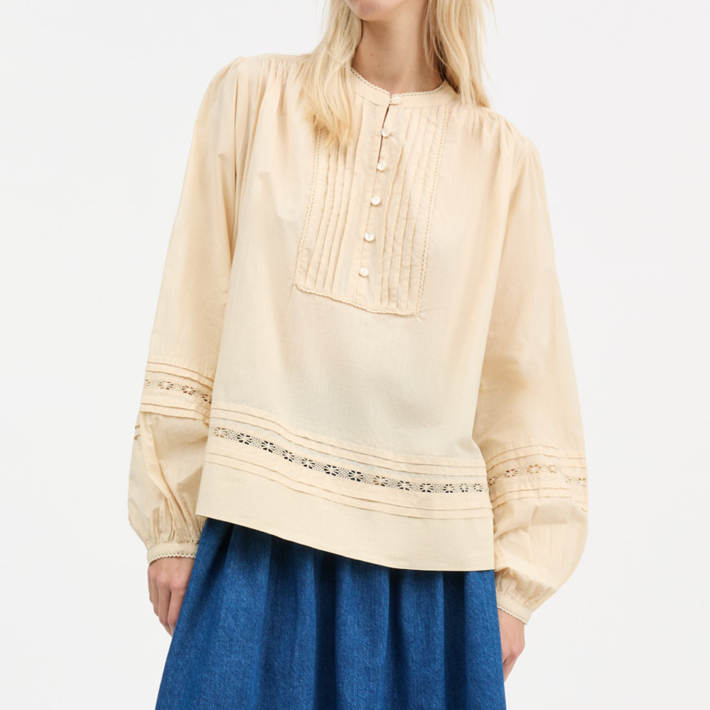 Leaf Shirt, Antique Beige