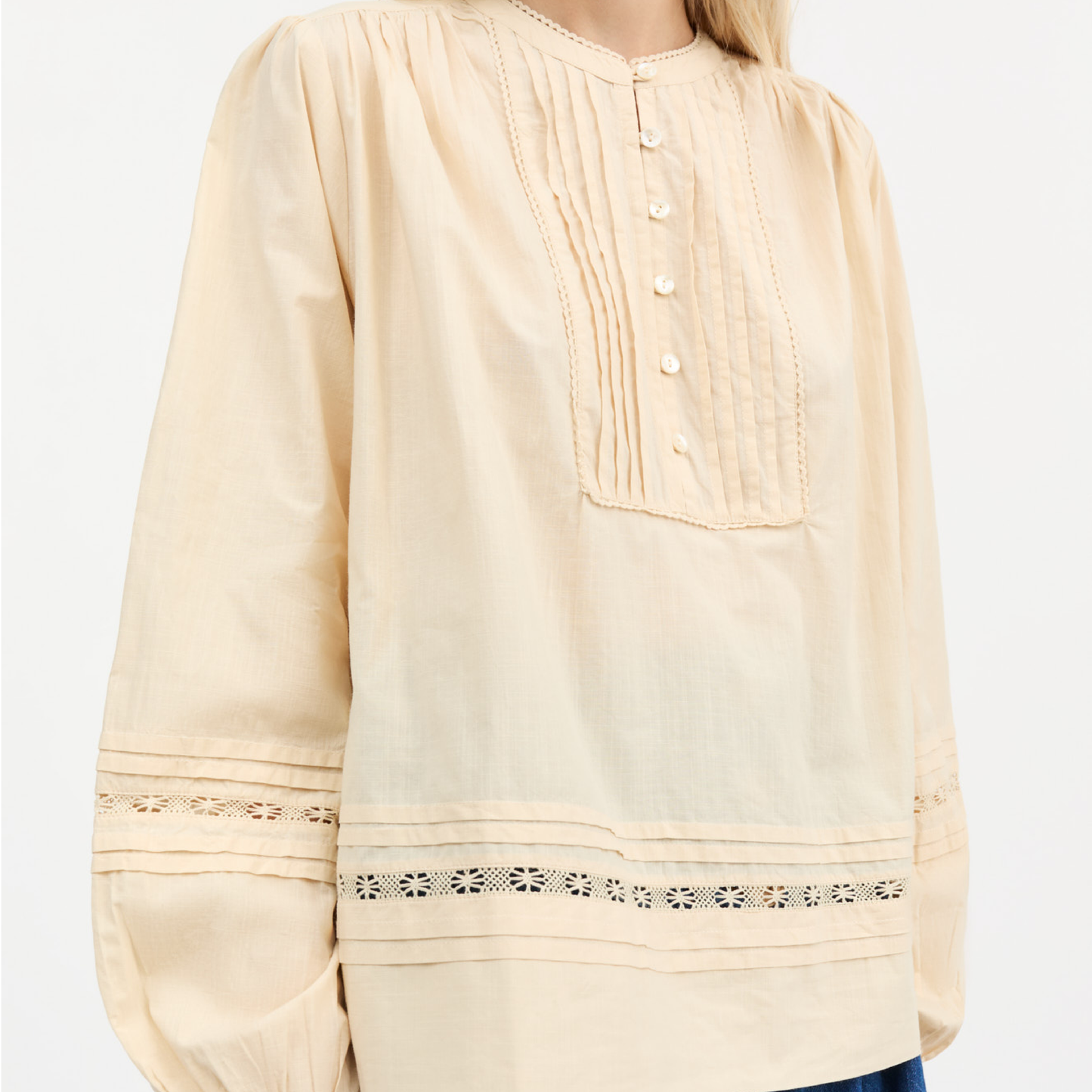 Leaf Shirt, Antique Beige