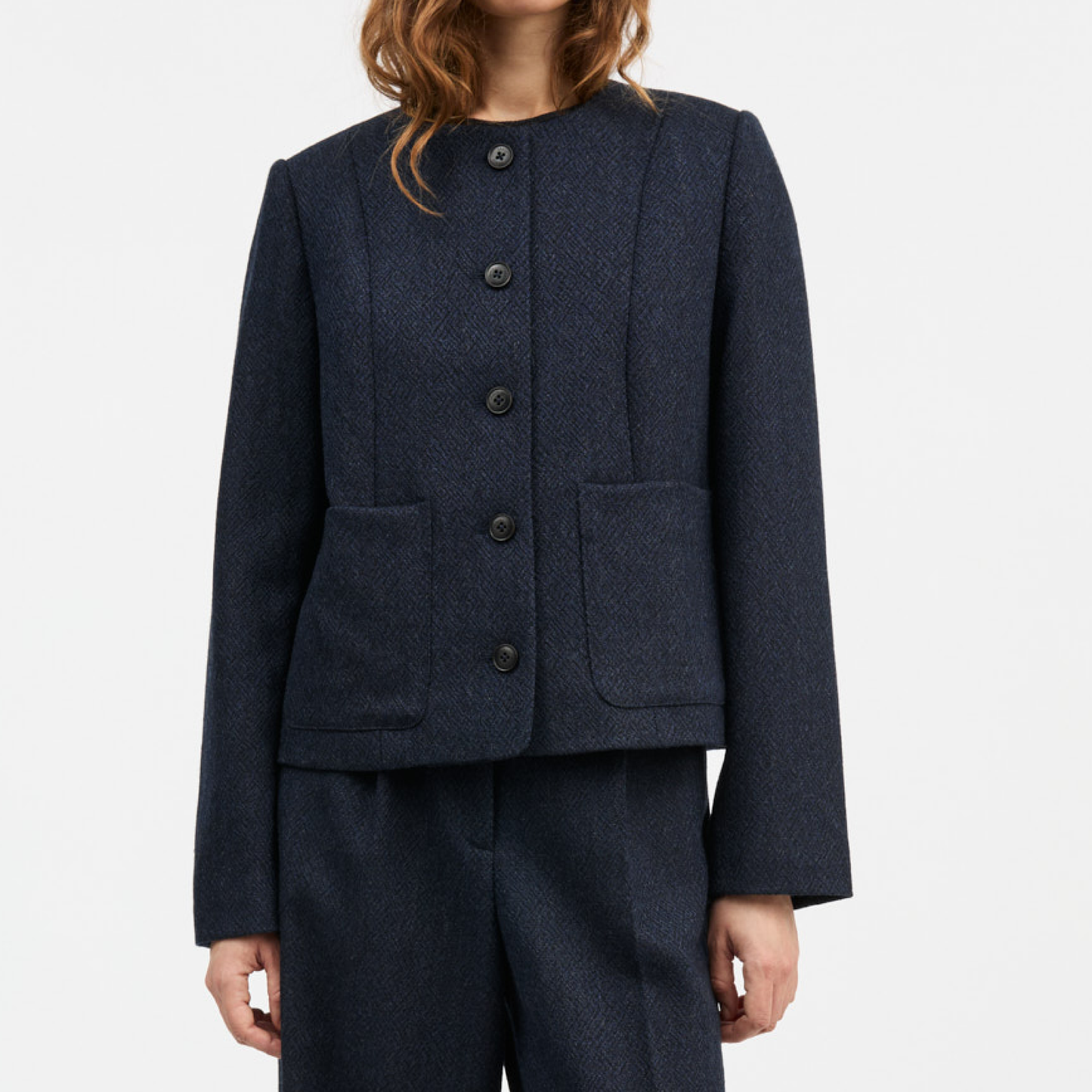 Mona Jacket, Navy Black