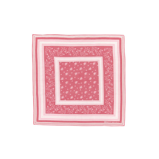 Skall Classic Scarf, Hot Pink (55x55 cm)