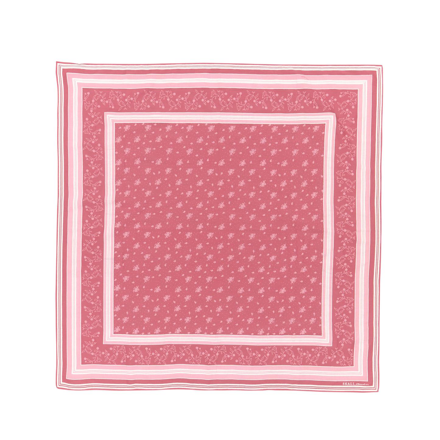 Skall Classic Scarf, Hot Pink (90x90 cm)