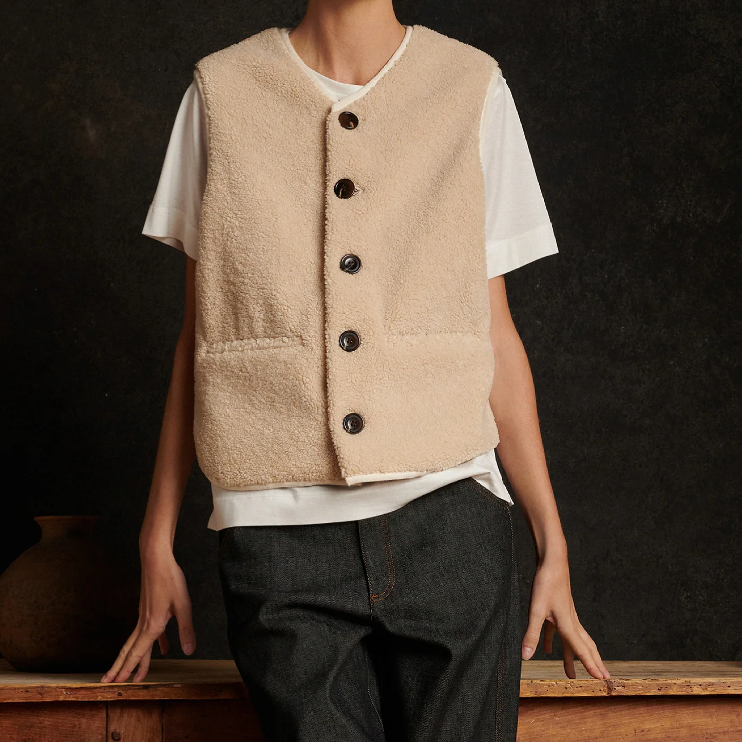 Fusil Vest, Ecru