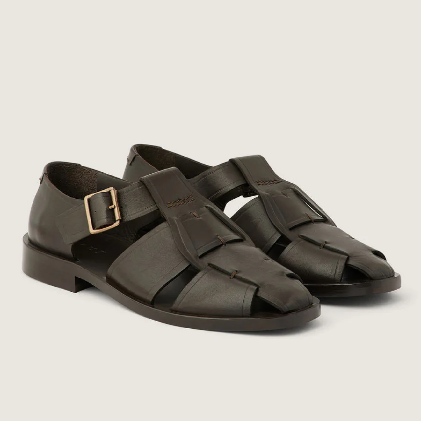 Velika Sandals, Brown