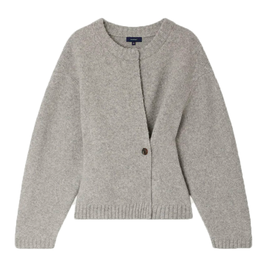 Galileo Strik Cardigan, Gris Clair Chiné