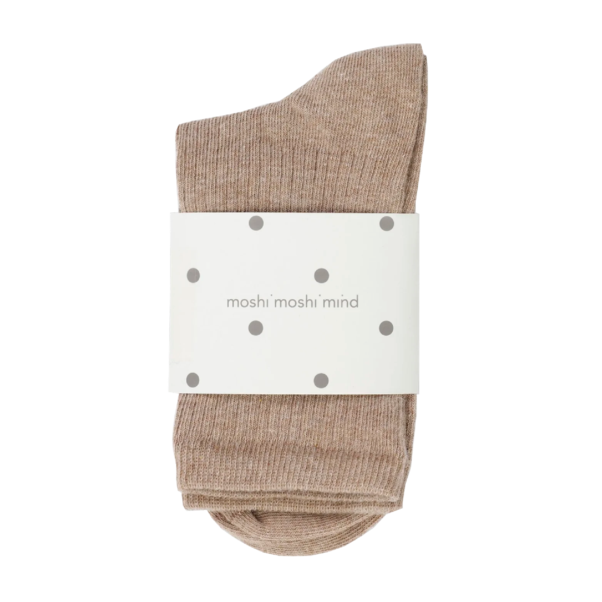Story Rib Socks, Warm Sand