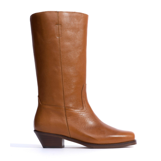 Tarisha Soft Calf Støvler, Cinnamon