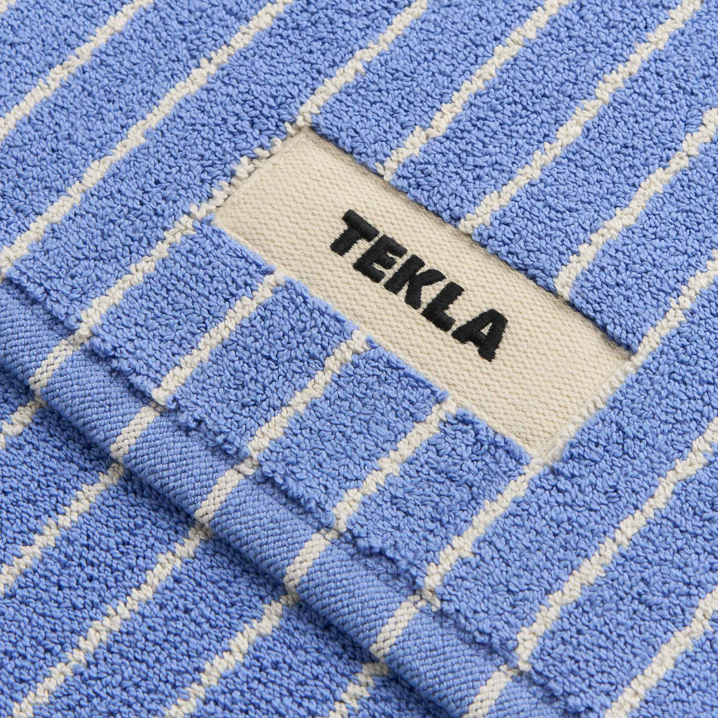 Bath Mat, Clear Blue Stripes (70x50)