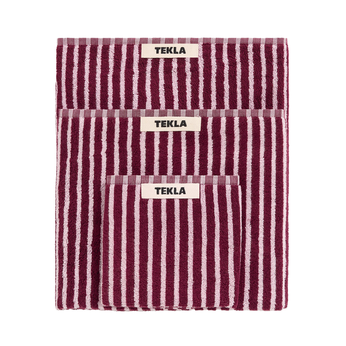 Terry Towel, Red&Rose
