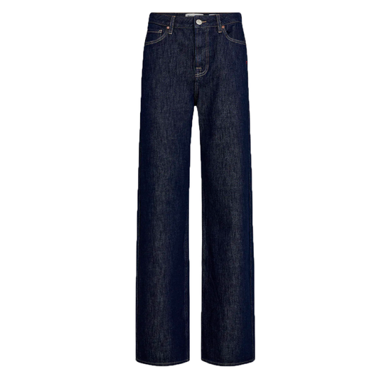 Brown Straight Jeans, Wash Como Rinse
