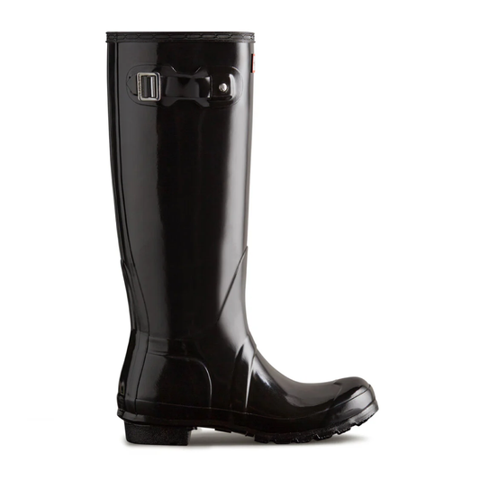 Womens Original Tall Gloss Boot, Black