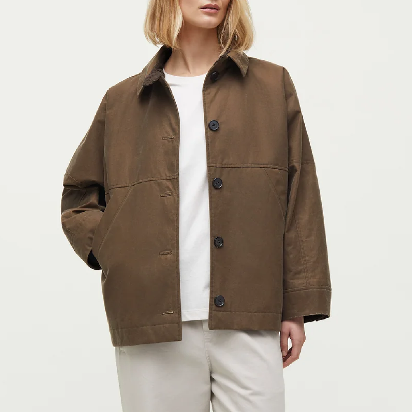 Moa Jacket Oilskin, Bark