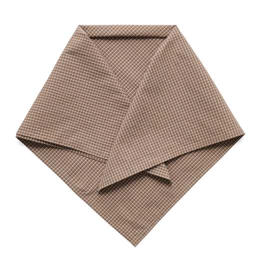 Charlie Scarf Check, Mix Fossil