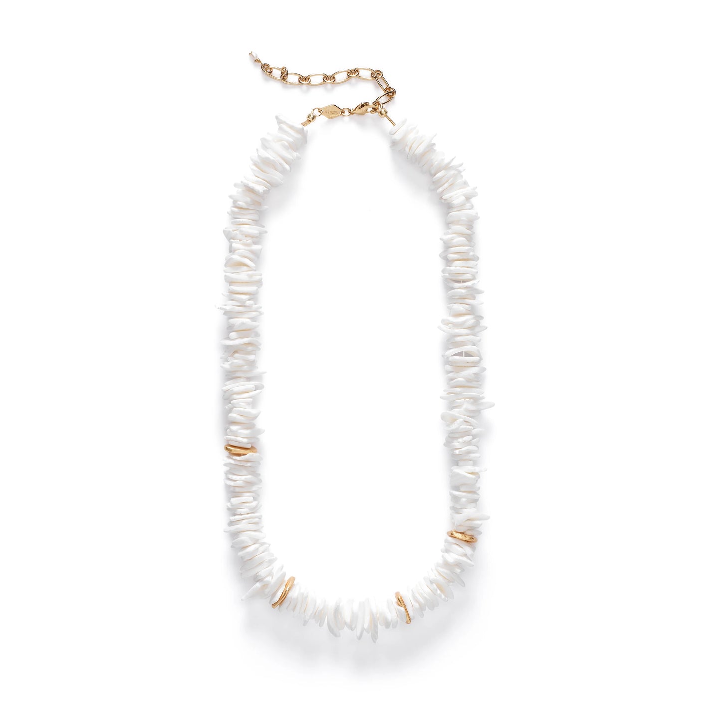 Puka Halskæde, White