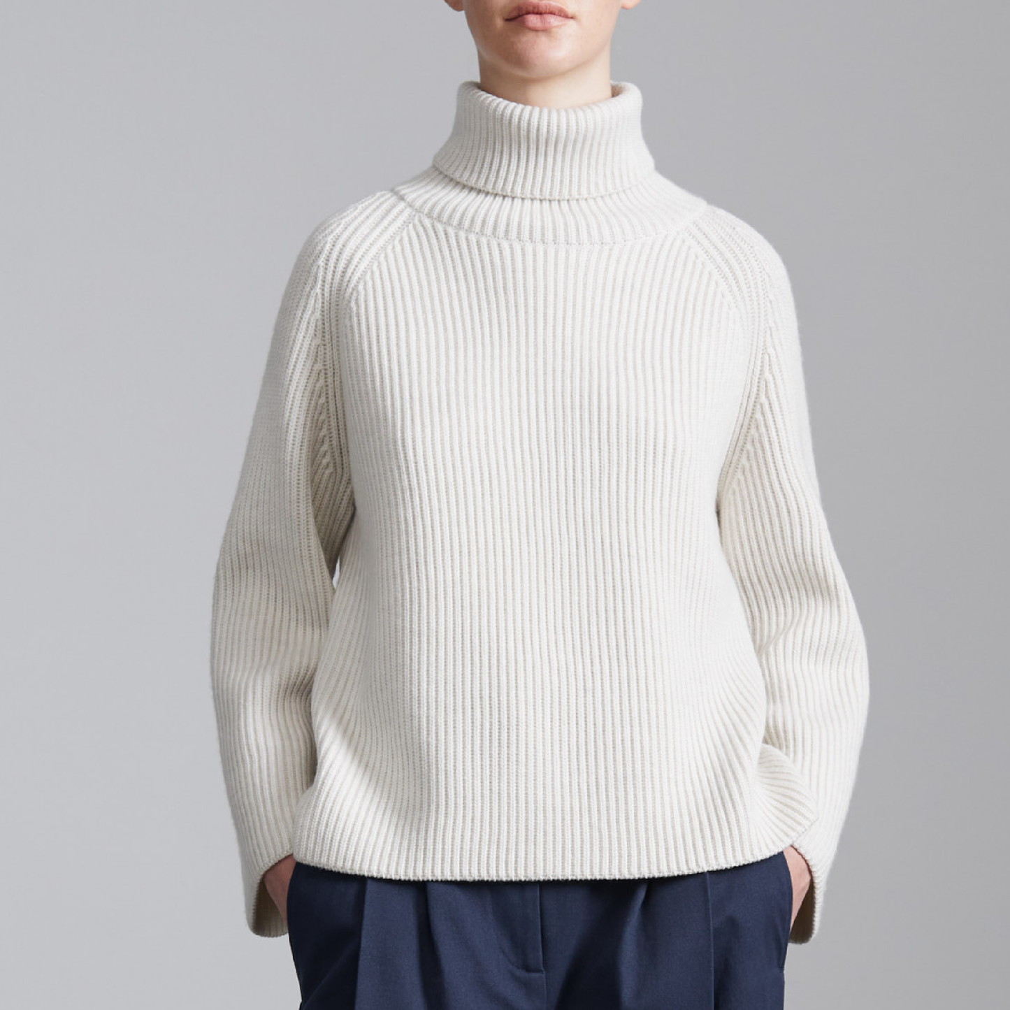 Karlotta Chunky Merino Strik, Bone