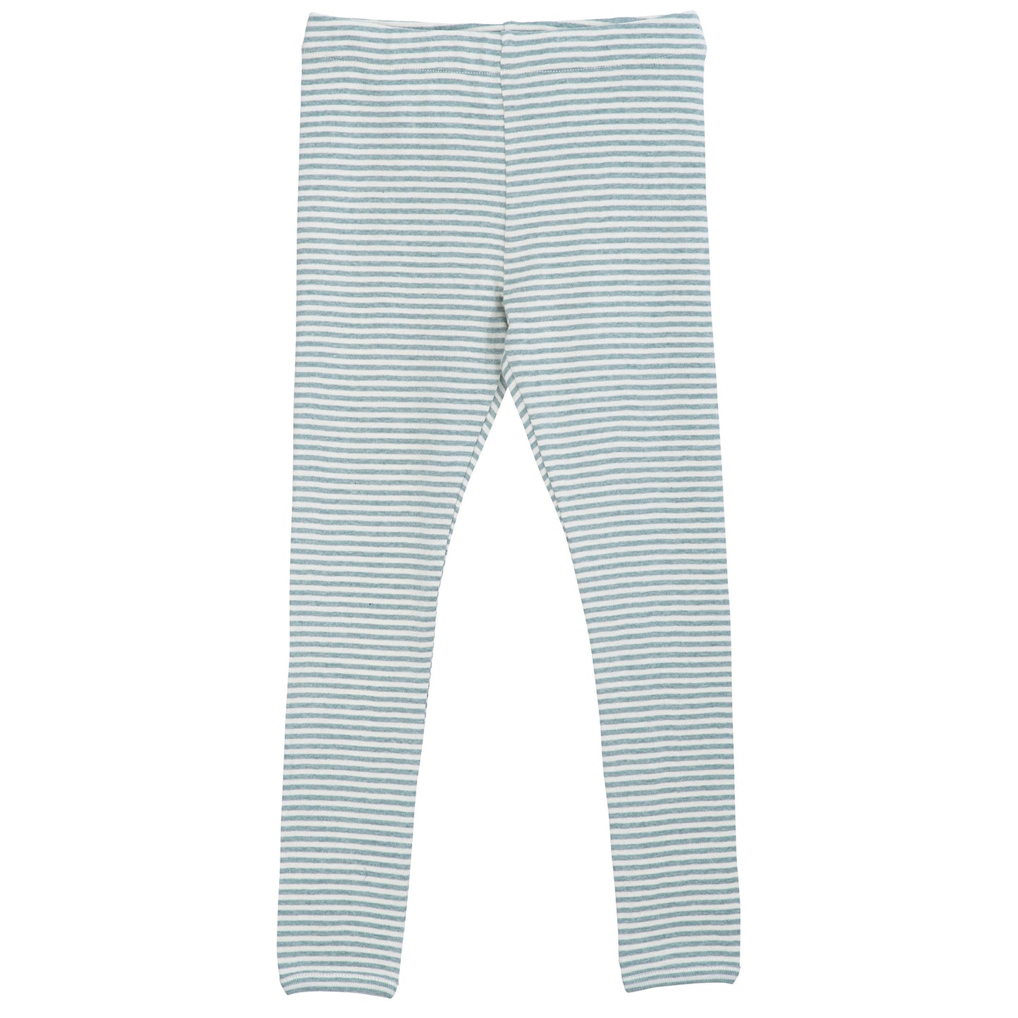 Stripe Leggings, Lake/Offwhite