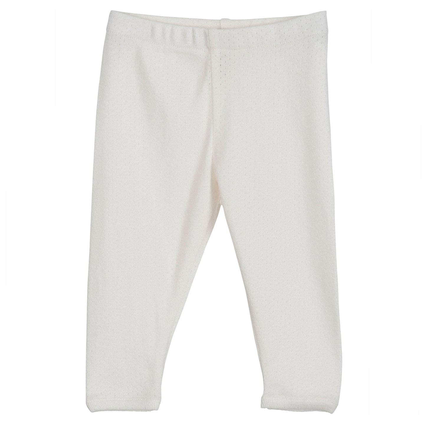 Baby Leggings, Pointelle Offwhite