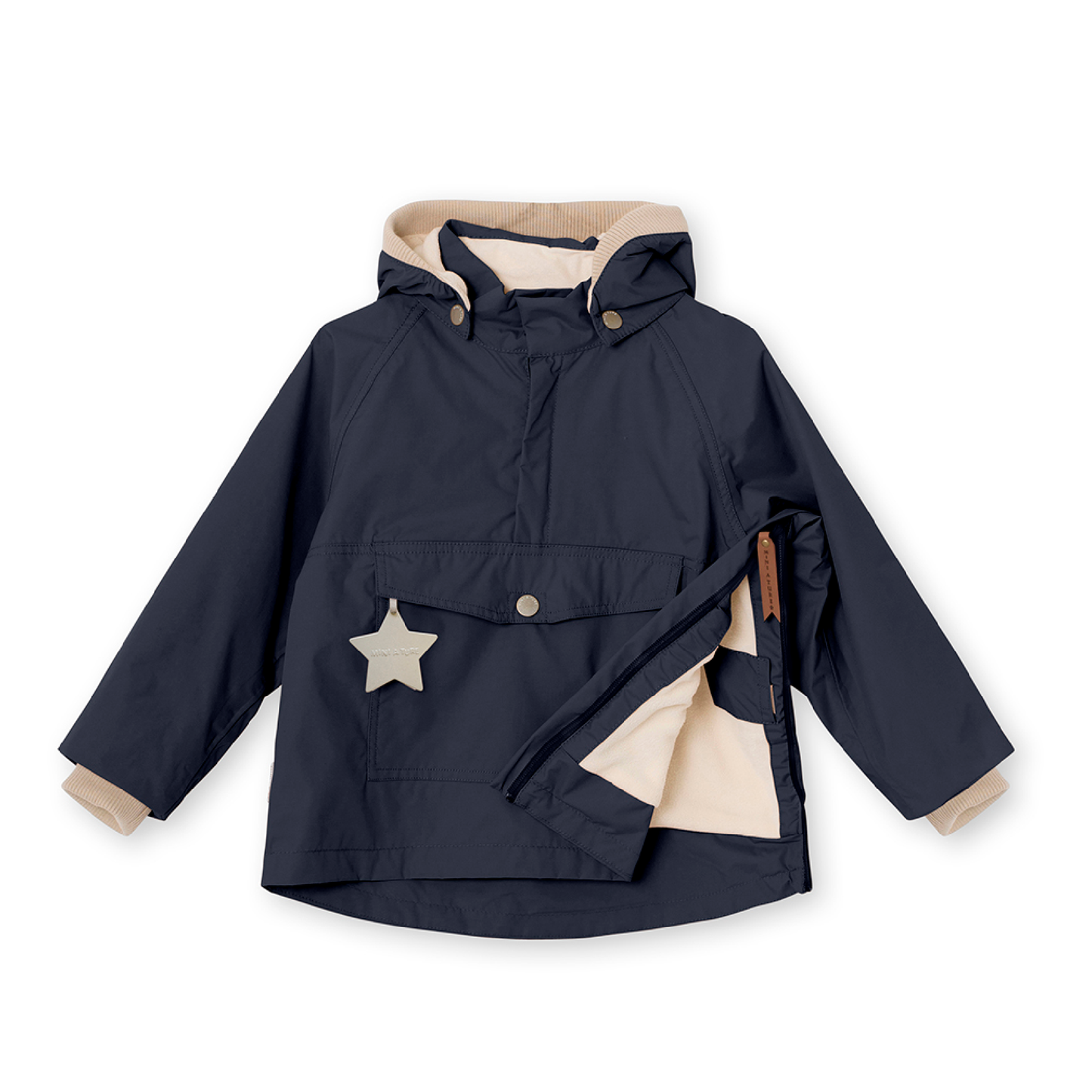 Vito Fleece Anorak, Ombre Blue