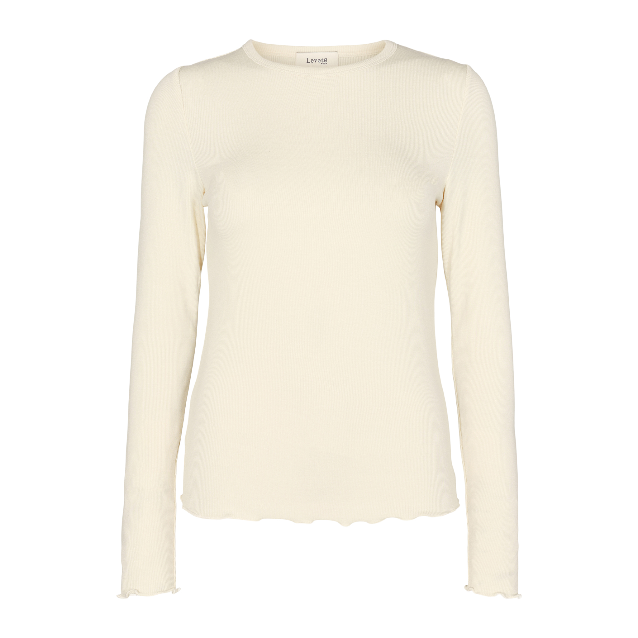 Ika Long Sleeve Blouse, Cream