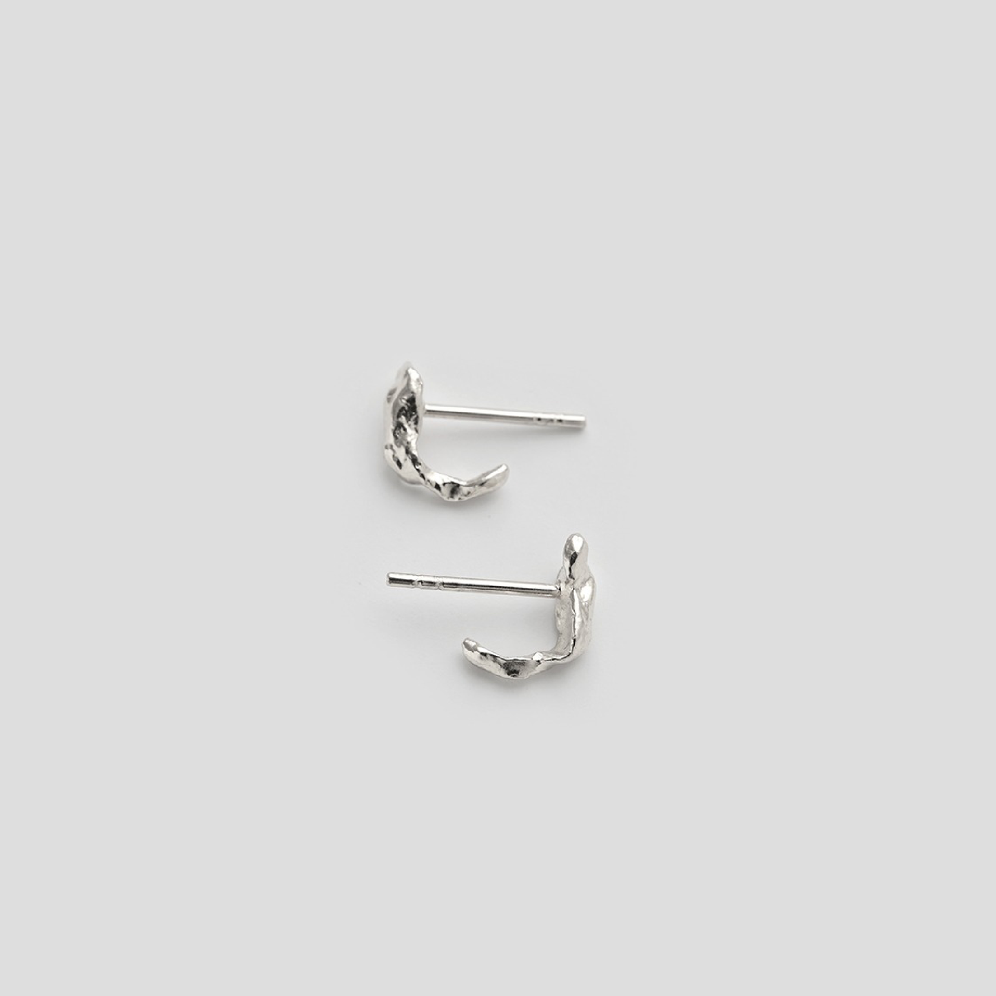 Theo Earrings, Silver