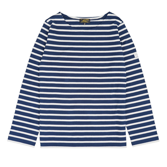 Tilda Long Sleeve, Navy/Off-White