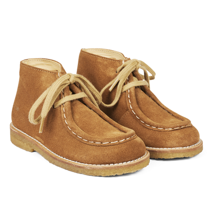 Classic lace-up shoes, Cognac 