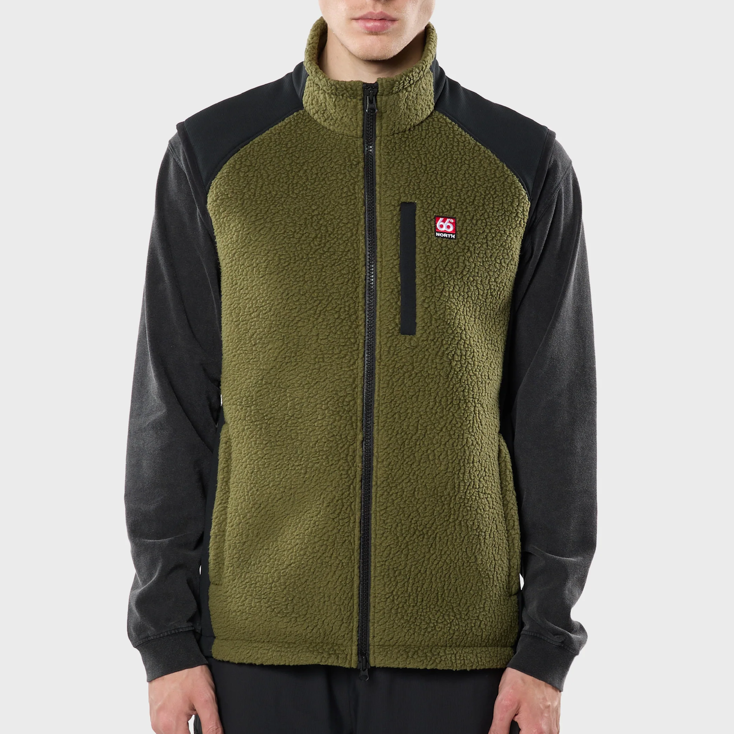 Tindur Shearling Jakke, Winter Moss