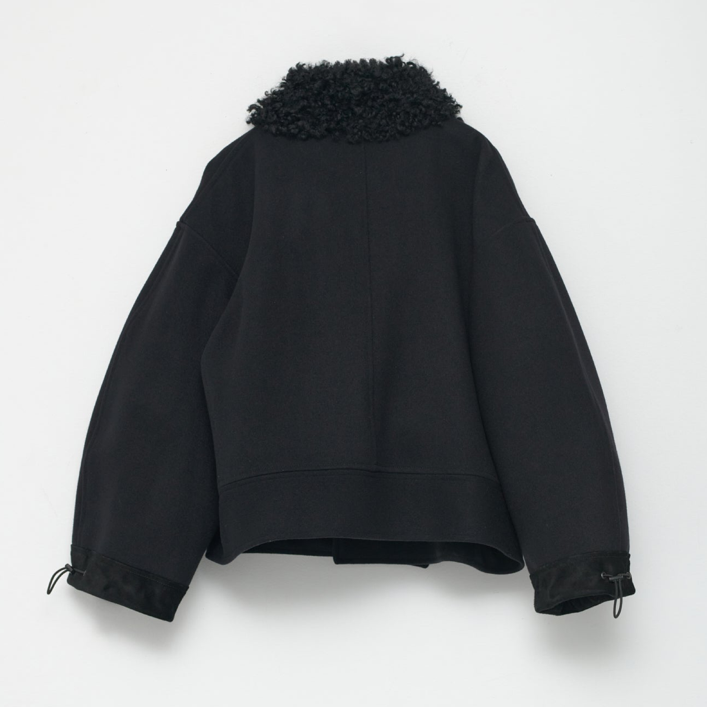 Hainsworth Wool Officer Jacket, Black