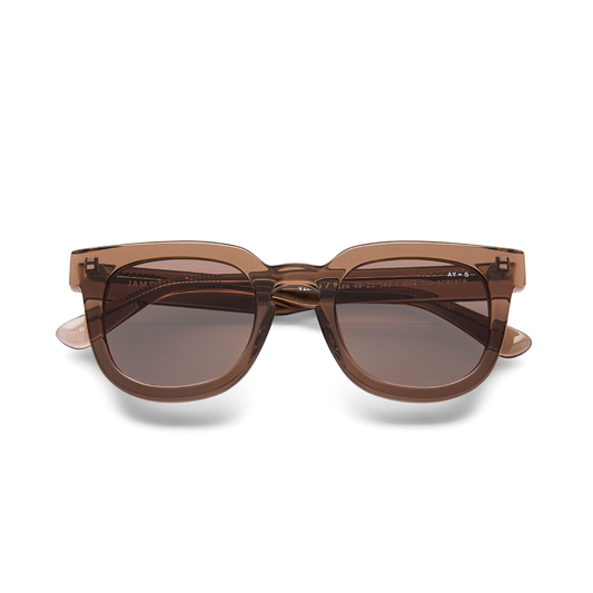 Vision Solbriller, Transparent Coffee Brown