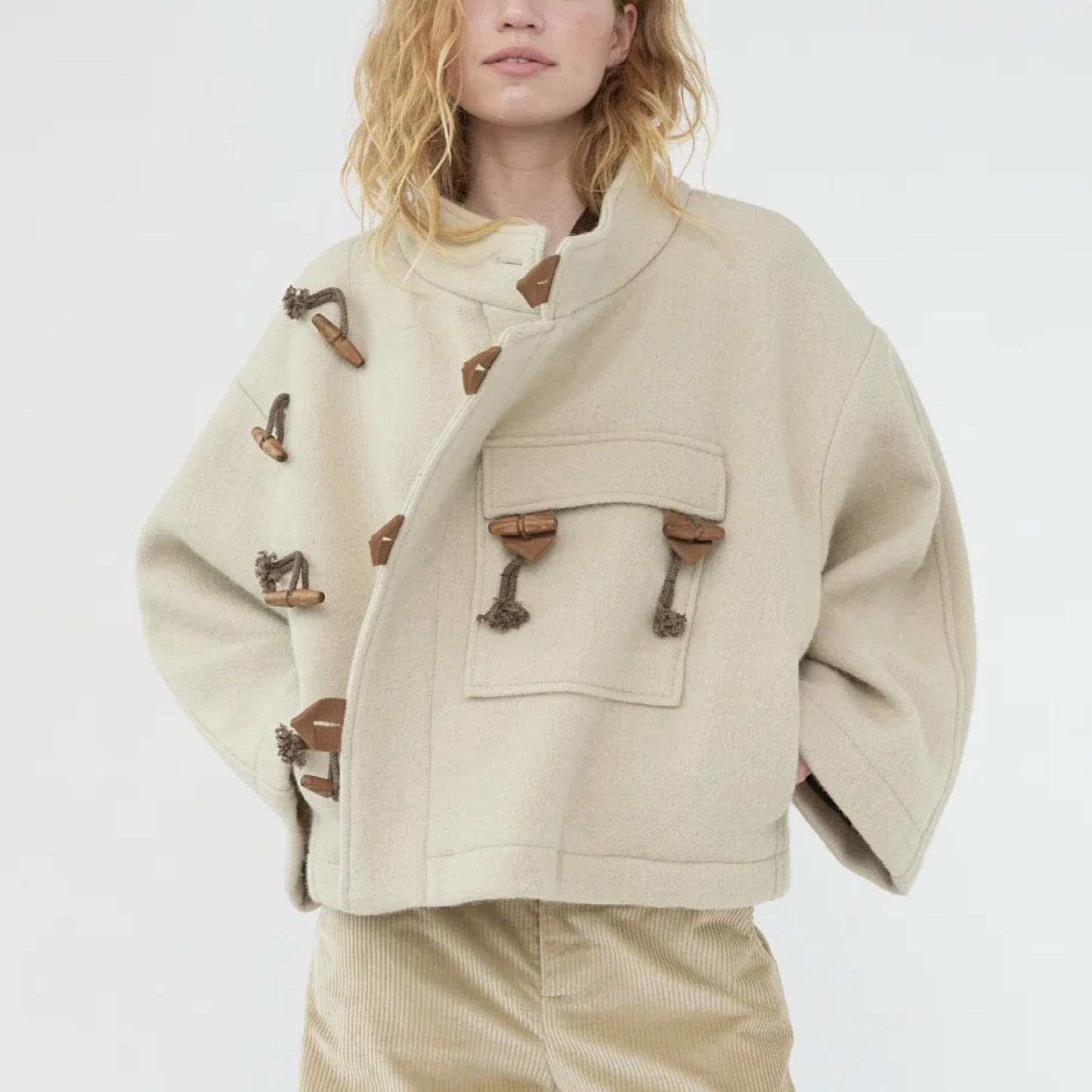 Klippan Boiled Wool Jacket, Oatmeal