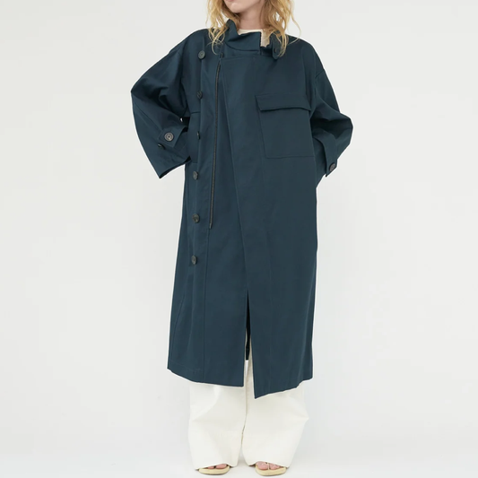 Water Resistant Trench Coat, Navy