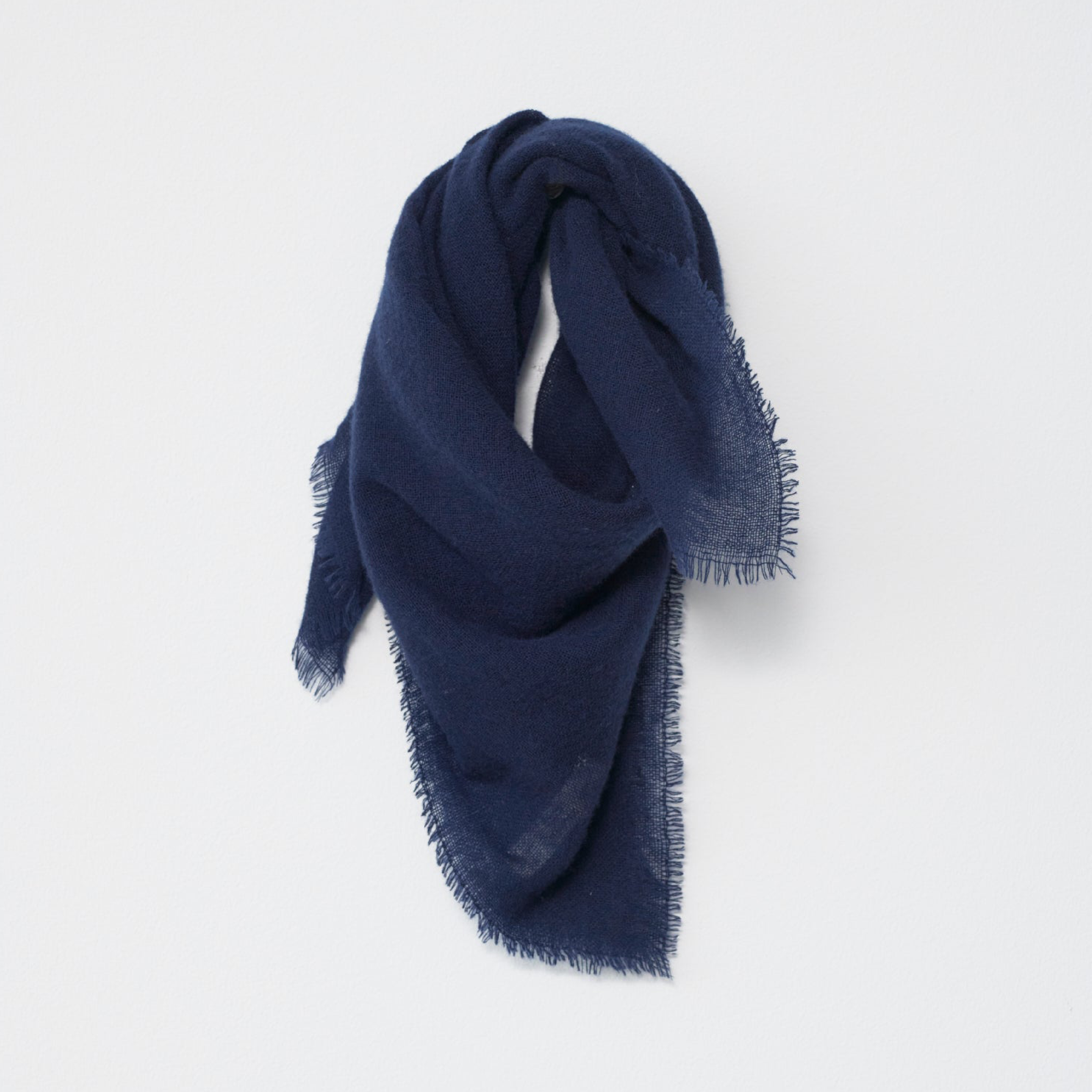 Cashmere Scarf, Navy