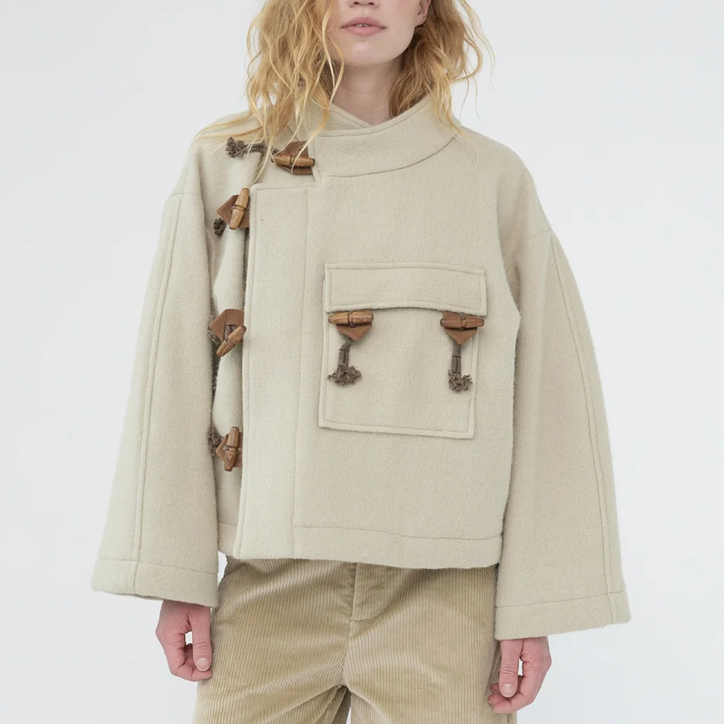 Klippan Boiled Wool Jacket, Oatmeal
