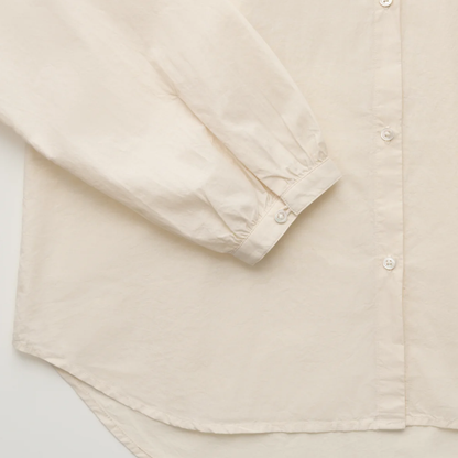 Bibs Shirt Cotton, Pure Ecru