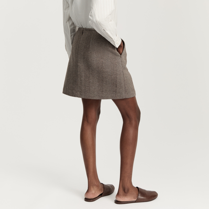 Mini Skirt, Herringbone