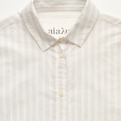 Penny Shirt, White Rose
