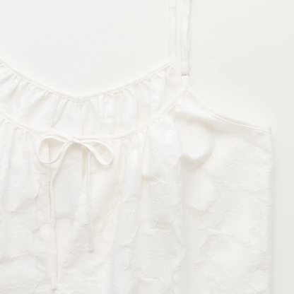 Strap Top Laceflower, White