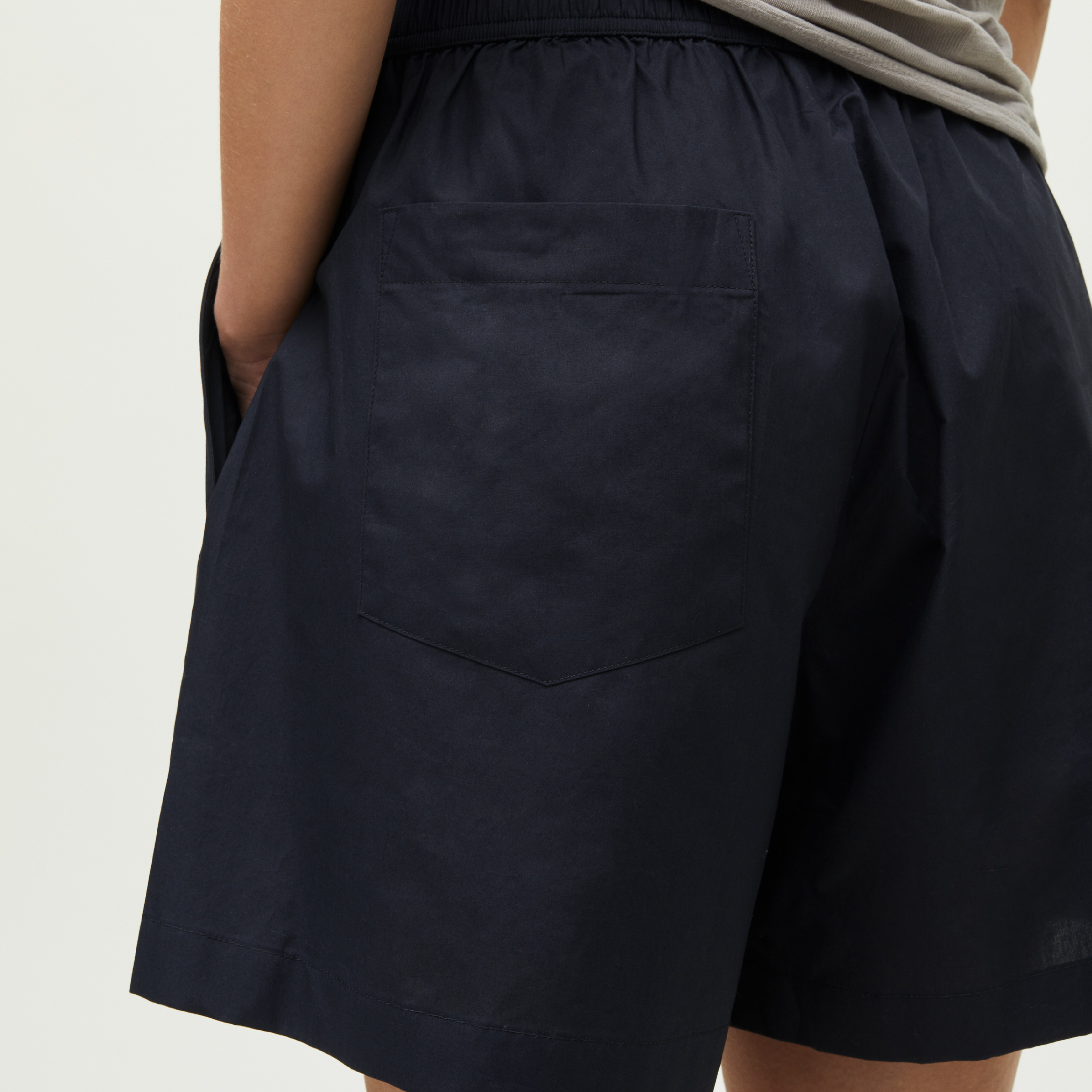 Shorts Long, Black Navy